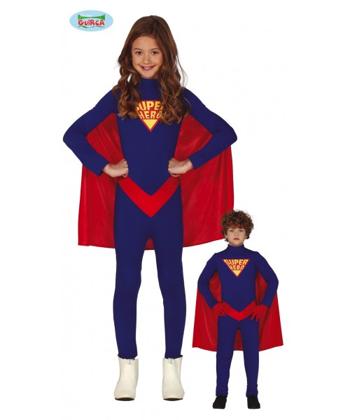 COSTUME SUPER EROE BIMBO/A 10 -12 ANNI 2