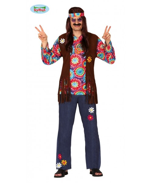 COSTUME UOMO HIPPIE L 52-54