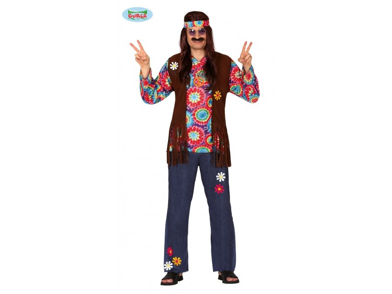 COSTUME UOMO HIPPIE L 52-54