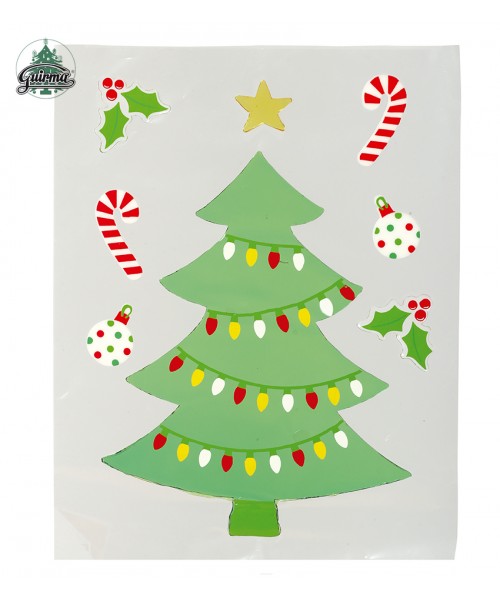 DECORAZIONE GEL ALBERO 30X30CM 2