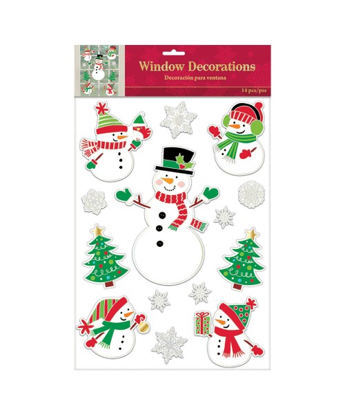 DECORAZIONE VETRO NATALIZIA 14 SOGGETTI 2