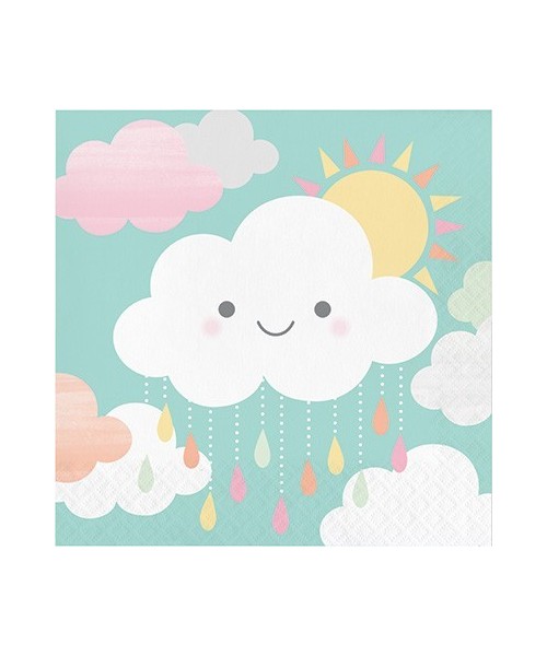 TOV.LO 32X32CM 16PZ SUNSHINE BABY SHOWERS