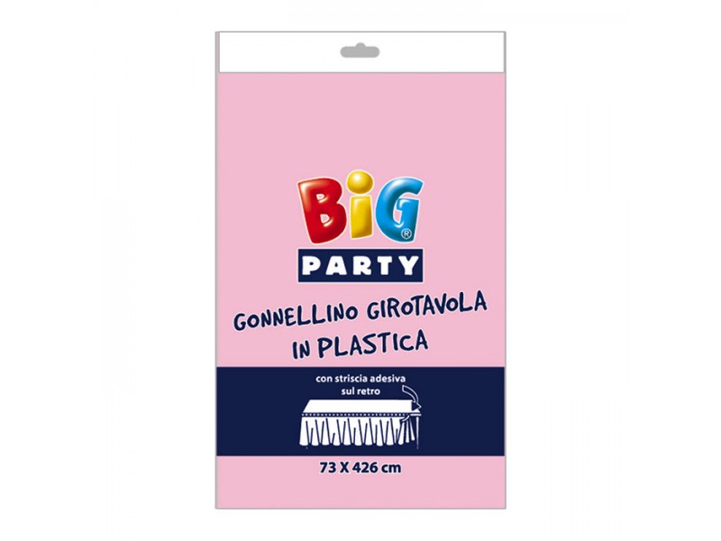 GONNA GIROTAVOLA PLASTICA ROSA CM.73x426