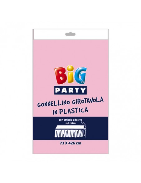 GONNA GIROTAVOLA PLASTICA ROSA CM.73x426