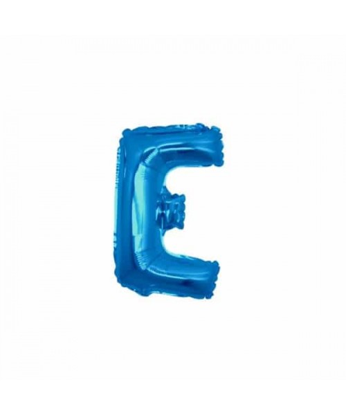 LETTERA MINI " E" BLU CM.18 2