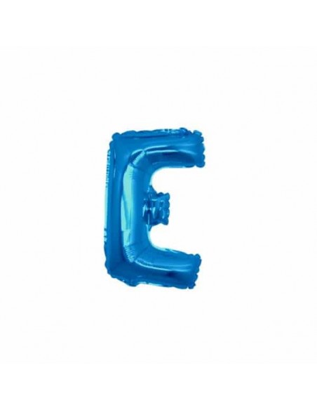 LETTERA MINI " E" BLU CM.18