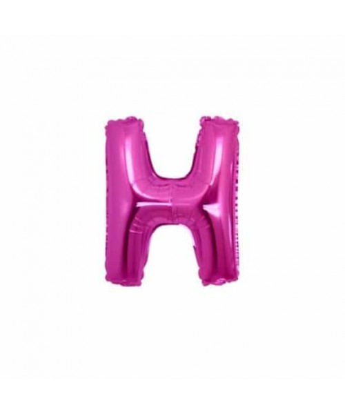 LETTERA MINI "H" FUXIA CM.18 2