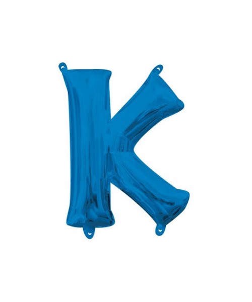LETTERA MINI "K" BLU CM.18 2