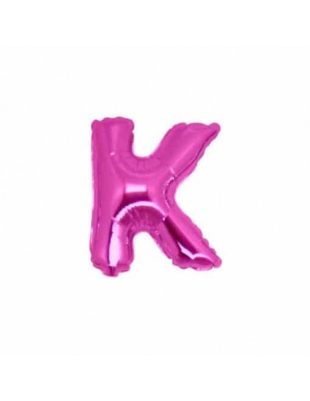 LETTERA MINI "K" FUXIA CM.18