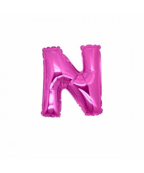 LETTERA MINI "N" FUXIA CM.18 2