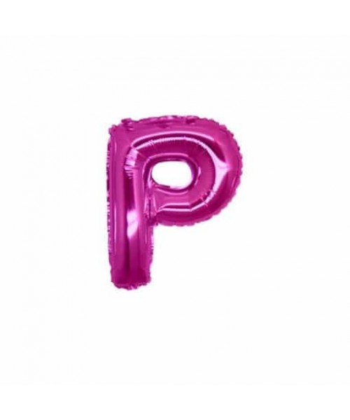 LETTERA MINI "P" FUXIA CM.18 2