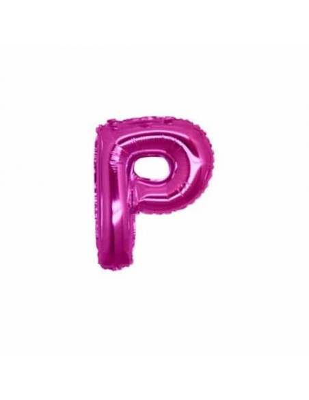 LETTERA MINI "P" FUXIA CM.18