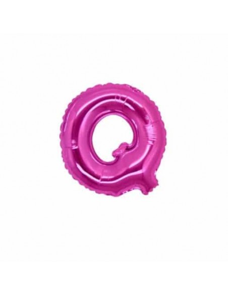 LETTERA MINI "Q" FUXIA CM.18