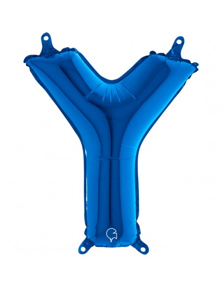LETTERA MINI "Y" BLU CM.18
