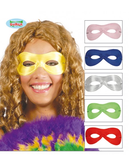 MASCHERA PIERROT MULTICOLOR SETA 1PZ