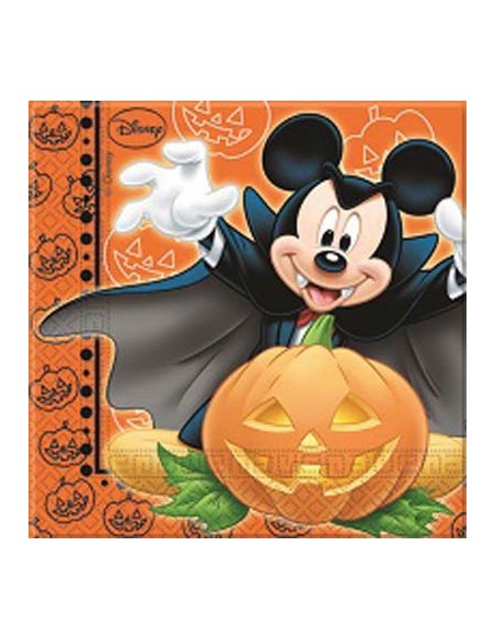 TOVAGLIOLI CM.33x33 MICKEY HALLOWEEN 20PZ TOVAGLIOLI CM.33x33 MICKEY HALLOWEEN 20PZ