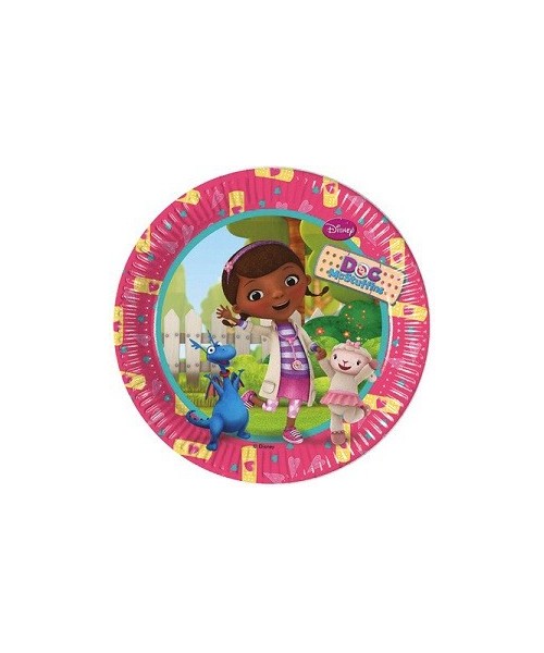 Piatto 20 cm 8 pz *Doc Mc Stuffin