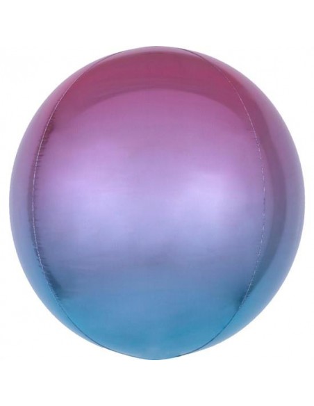 MYLAR OMBRE' ORBZ PURPLE & BLUE 1PZ