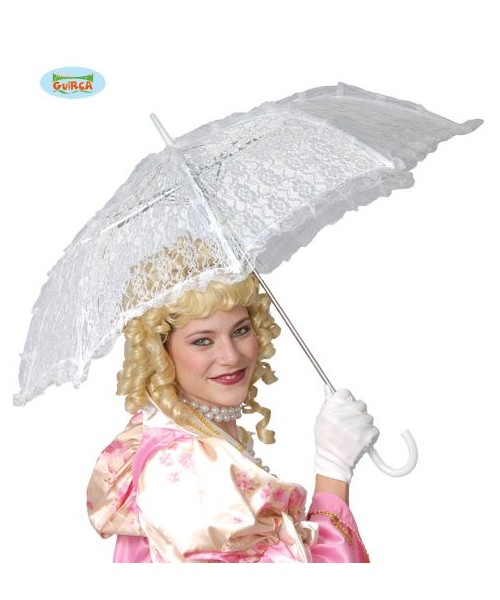 OMBRELLO PIZZO BIANCO 60 X 70 CM 2