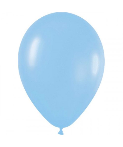 PALLONCINO 5" AZZURRO PERL.100PZ 2