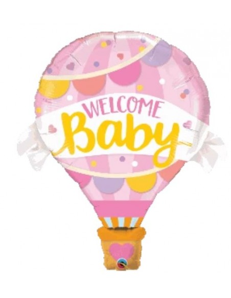 PALLONE 42" WELCAME BABY PINK 107CM PALLONE 42" WELCAME BABY PINK 107CM