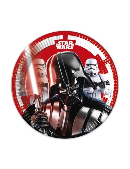 PIATTO CM. 20  PZ. 8  STAR WAR FINAL BATLE