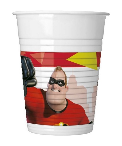 BICCHIERE 200ML 8PZ INCREDIBLES 2