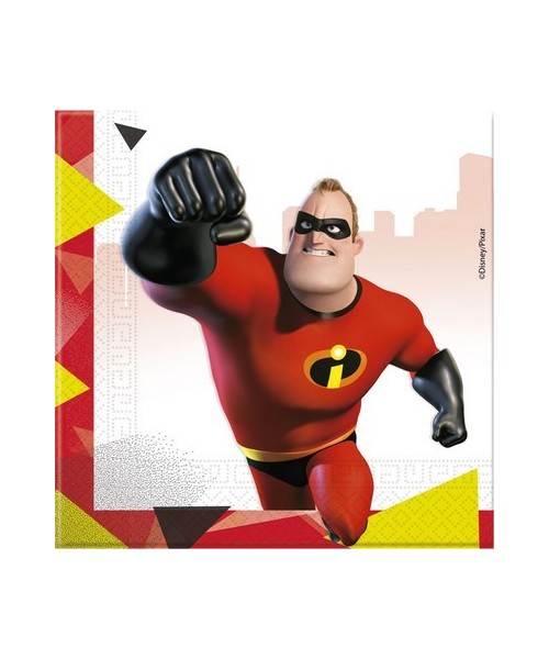 TOVAGLIOLO 33X33 20PZ INCREDIBLES 2