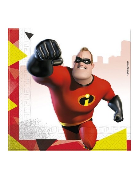 TOVAGLIOLO 33X33 20PZ INCREDIBLES 2