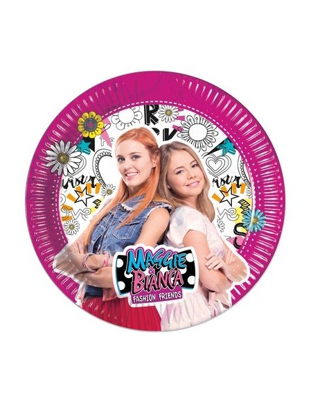 PIATTO 23CM MAGGIE AND BIANCA 8PZ