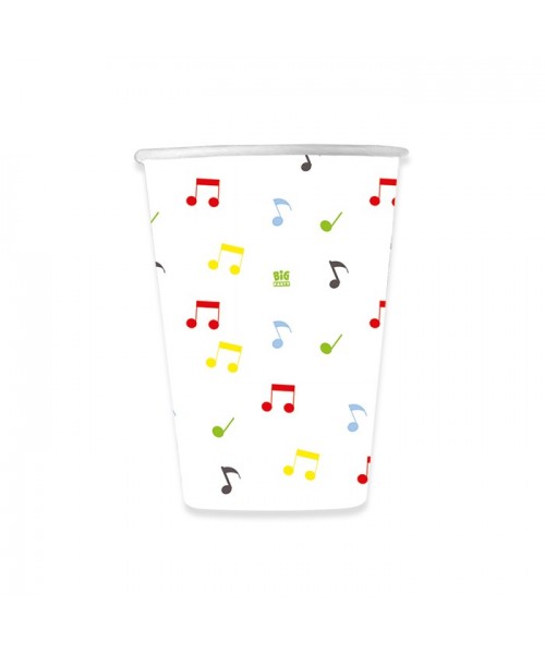 BICCHIERE 8PZ CC.200 MIX MUSIC PARTY