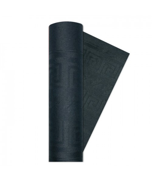 TOVAGLIA DAMASCATA MT.120X7CM NERA