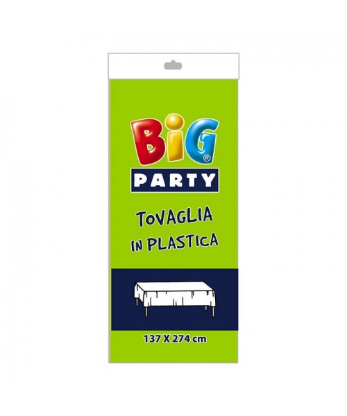 Tovaglia in plastica cm.137 x 274 verde acido