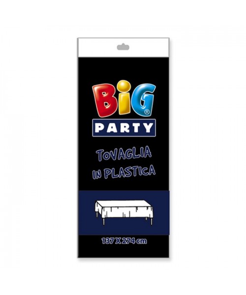 Tovaglia in plastica cm.137 x 274 nera