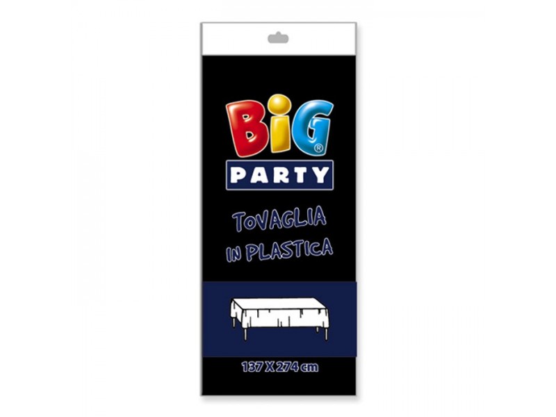 Tovaglia in plastica cm.137 x 274 nera