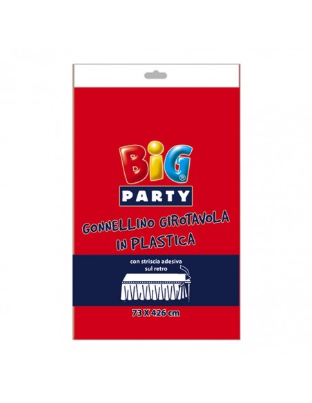 GONNA TABLESKIRT ROSSA CM.73x426 GONNA TABLESKIRT ROSSA CM.73x426