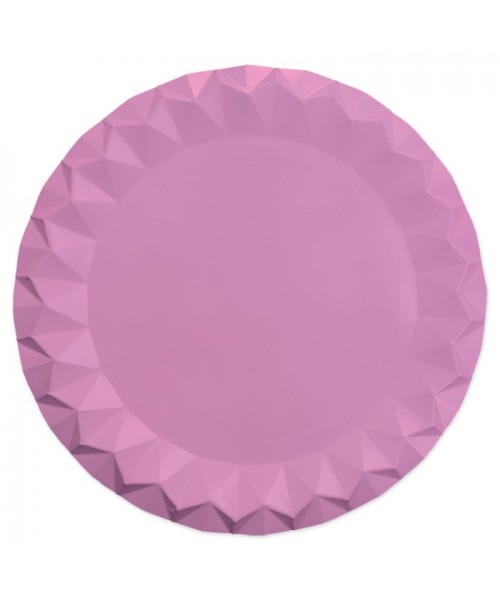 5 SOTTOPIATTI DIAMANT 32CM ROSA