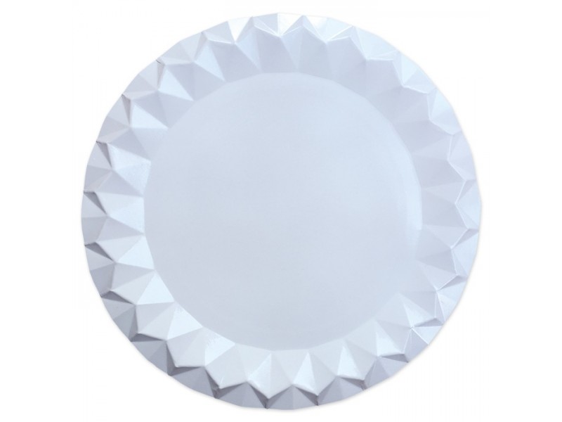 5 SOTTOPIATTI DIAMANT 32CM BIANCO