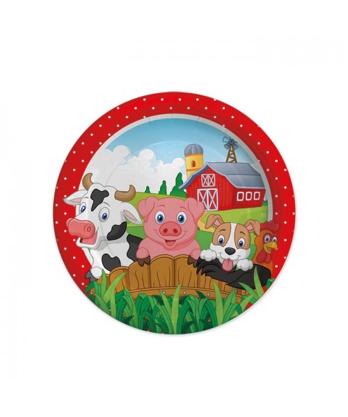 8 PIATTI 18CM FATTORIA