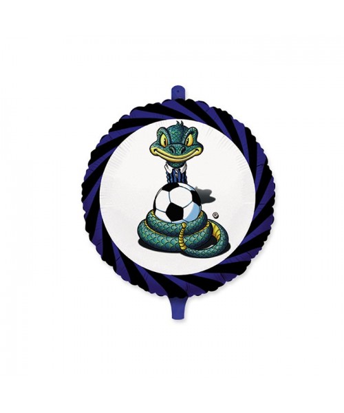 "Pall. Mylar Tondo cm.45 Sibilo Nerazzurro (18"")"