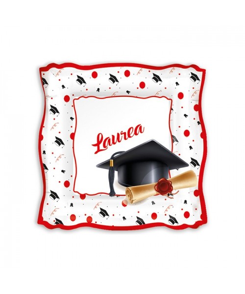 8 PIATTI CM.19 LA MIA LAUREA