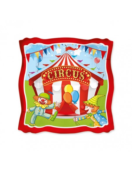 8 PIATTI CM.19 CIRCUS PARTY