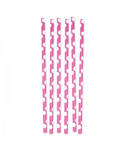 12 CANNUCCE IN CARTA POIS FUXIA