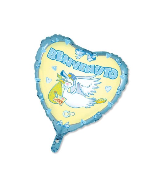 MYLAR BIG CM 80 CUORE BENVENUTO
