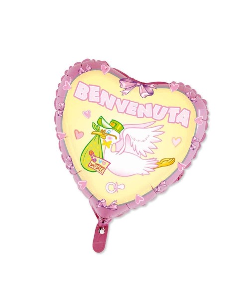 MYLAR BIG CM 80 CUORE BENVENUTA