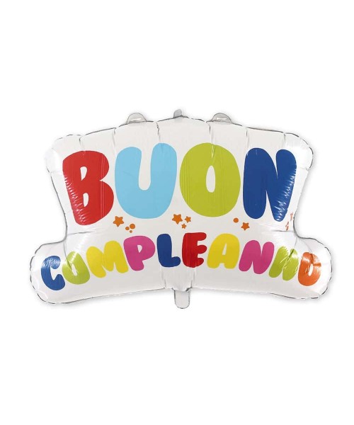 MYLAR BIG SCRITTA BUON C. CM 76×67