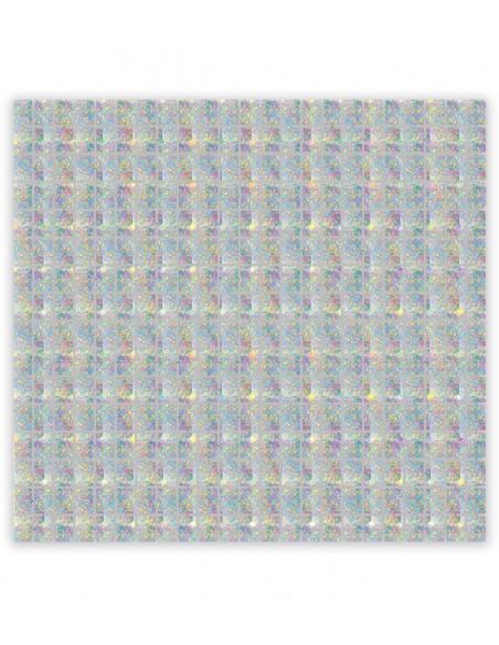 Backdrop Foil Argento Olografico 100 cm x 200 cm conf. 1pz -