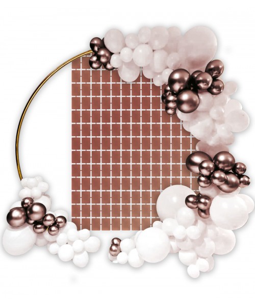 Backdrop Foil Rose Gold metal 100 cm x 200 cm conf. 1pz - 2