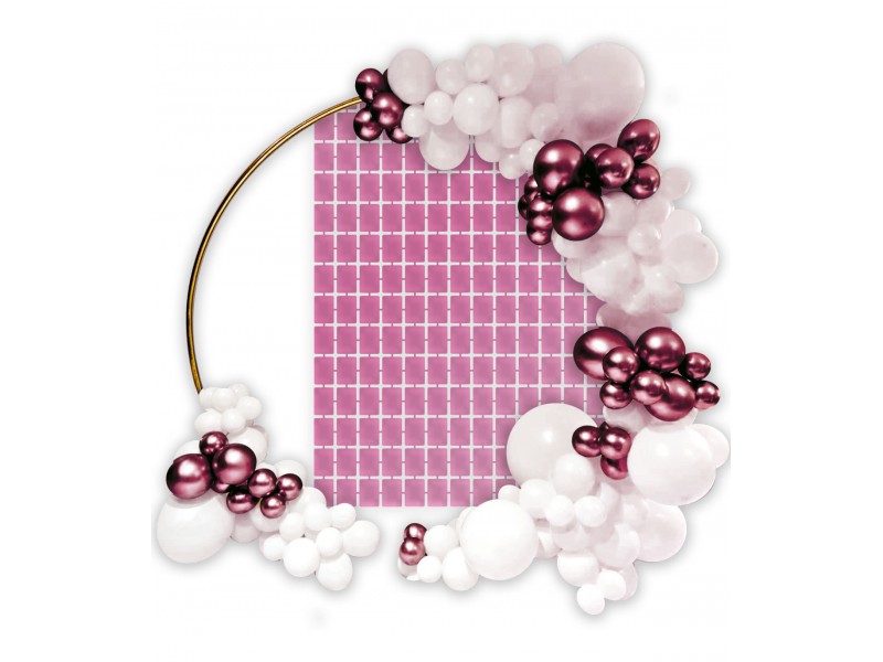 Backdrop Rosa Pastello 100 cm x 200 cm conf. 1pz - L'Officina