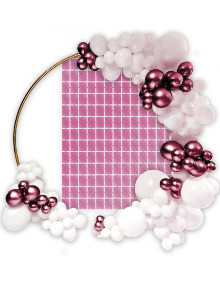 Backdrop Rosa Pastello 100 cm x 200 cm conf. 1pz - L'Officina